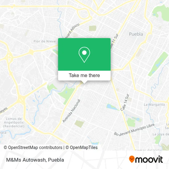 M&Ms Autowash map