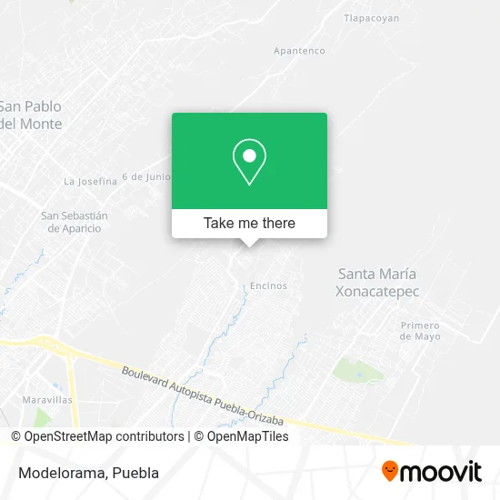 Modelorama map