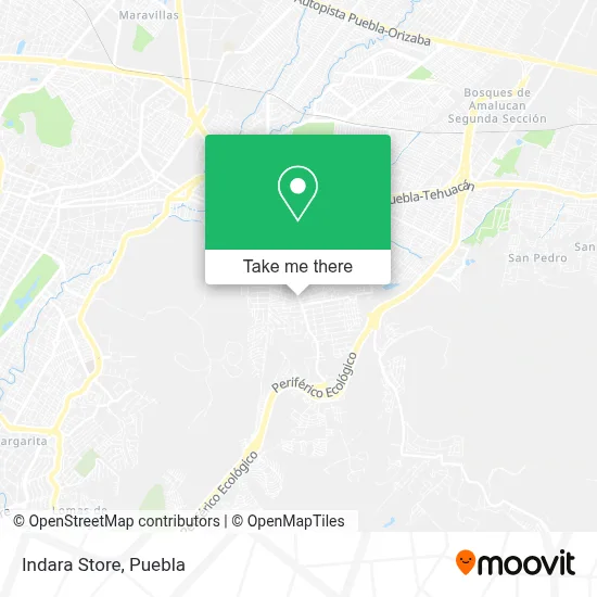 Indara Store map