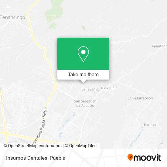 Insumos Dentales map