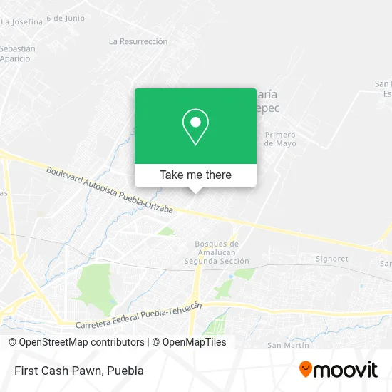 First Cash Pawn map