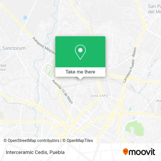 Interceramic Cedis map