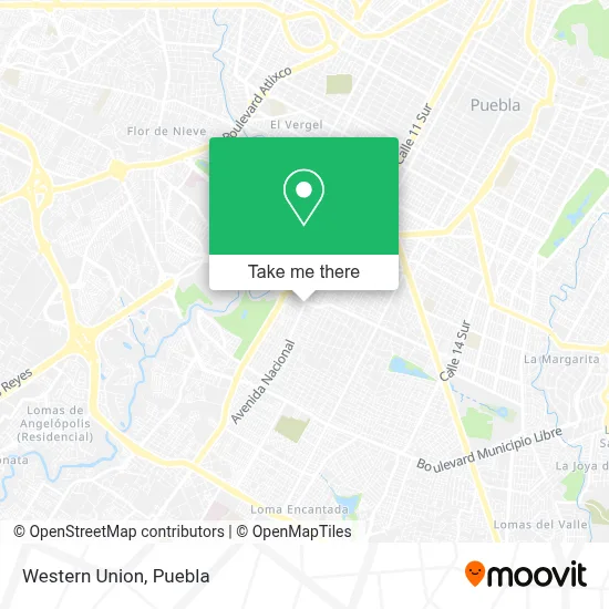 Western Union map