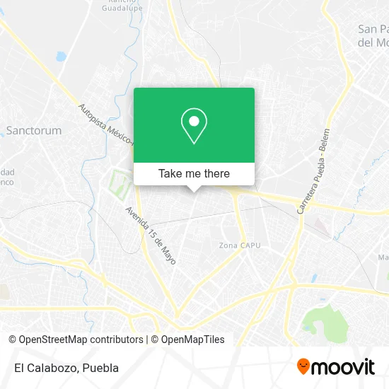 El Calabozo map