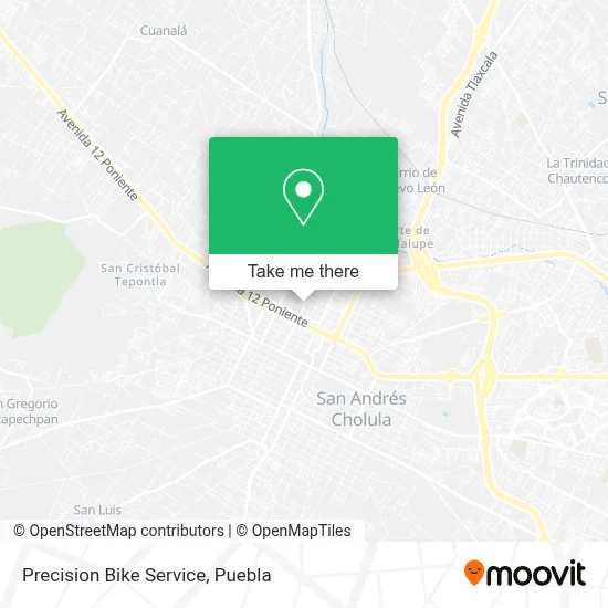 Precision Bike Service map