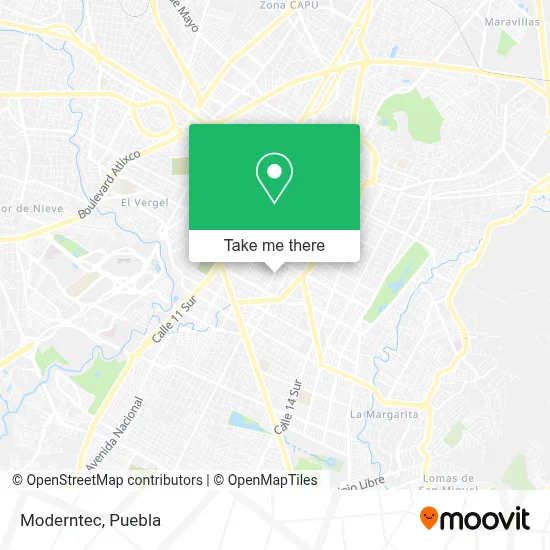 Moderntec map
