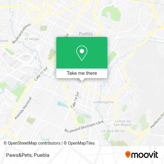 Paws&Pets map