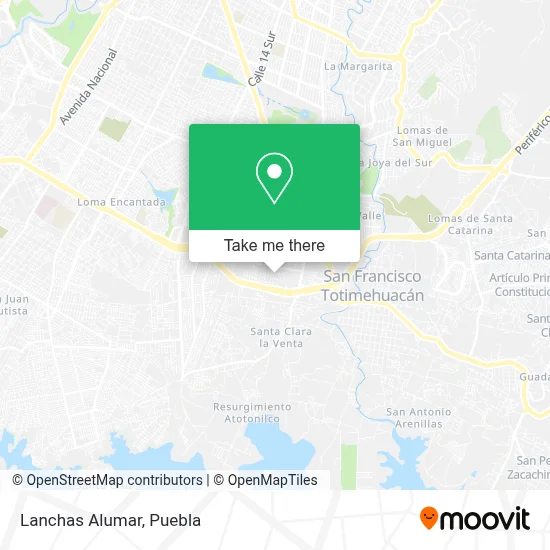 Lanchas Alumar map