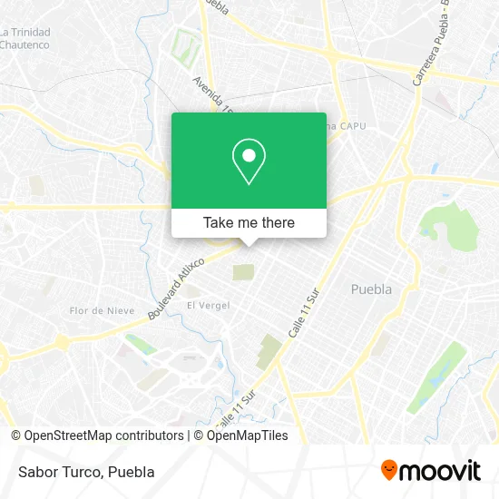 Sabor Turco map