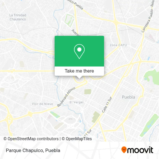 Parque Chapulco map