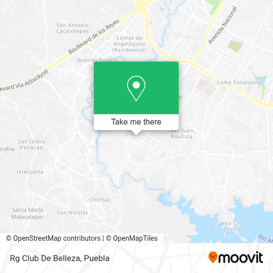 Rg Club De Belleza map