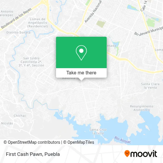 First Cash Pawn map