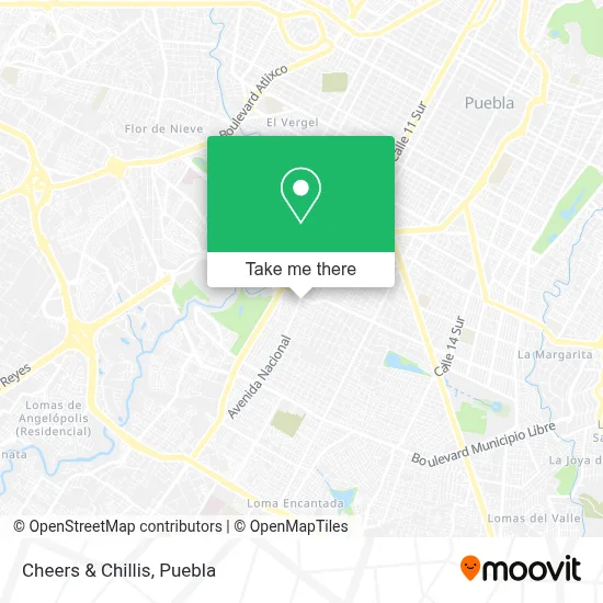 Cheers & Chillis map