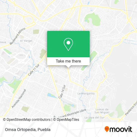 Omsa Ortopedia map