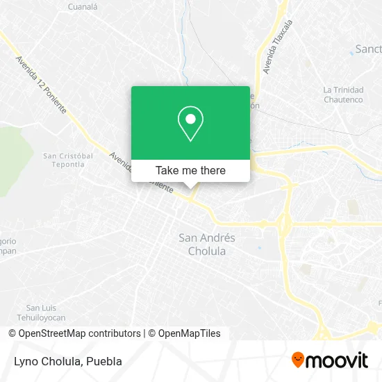 Lyno Cholula map