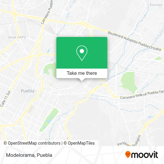 Modelorama map