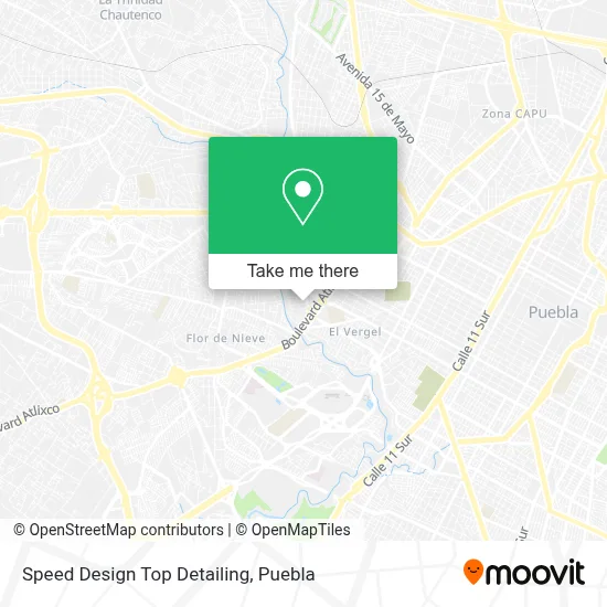 Speed Design Top Detailing map