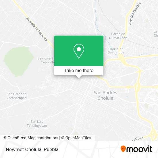 Newmet Cholula map