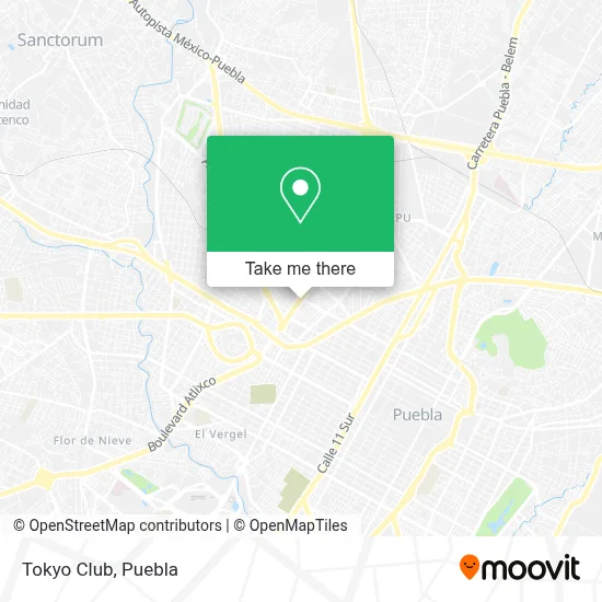 Tokyo Club map