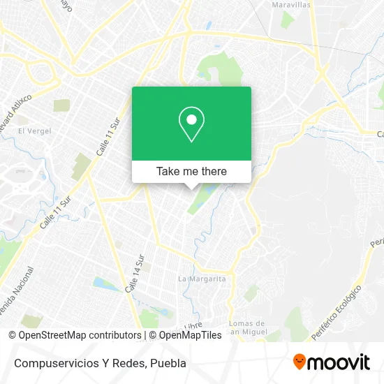Compuservicios Y Redes map