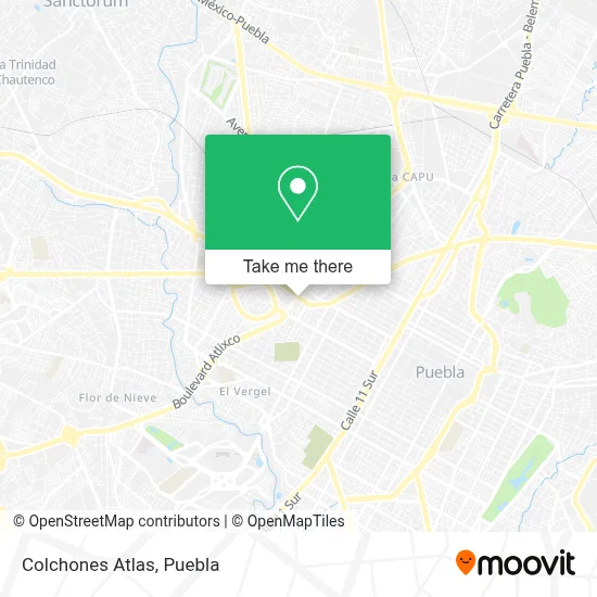 Colchones Atlas map