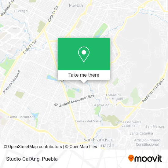Studio Gal'Ang map
