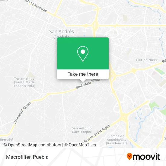 Macrofilter map