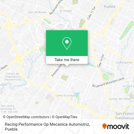 Racing Performance Op Mecanica Automotriz map