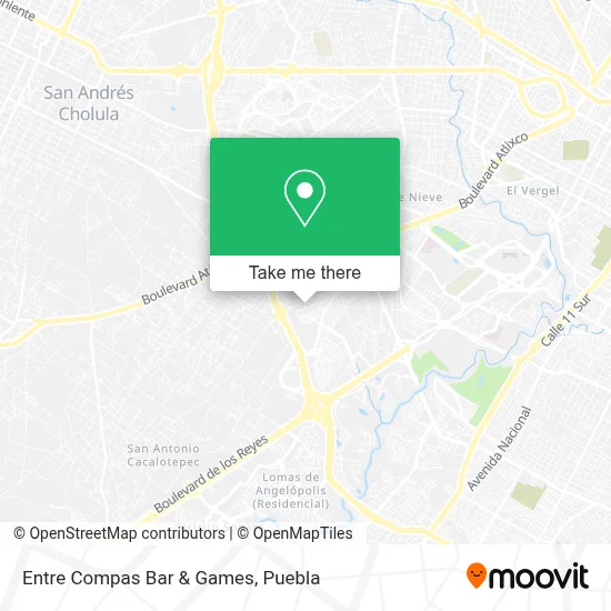 Entre Compas Bar & Games map