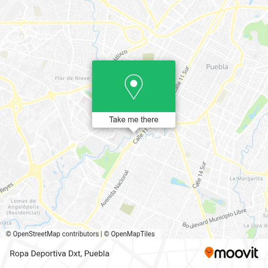 Ropa Deportiva Dxt map