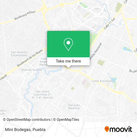 Mini Bodegas map