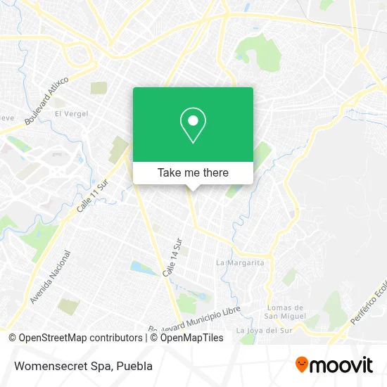Womensecret Spa map