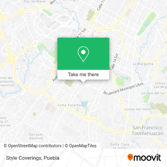 Style Coverings map