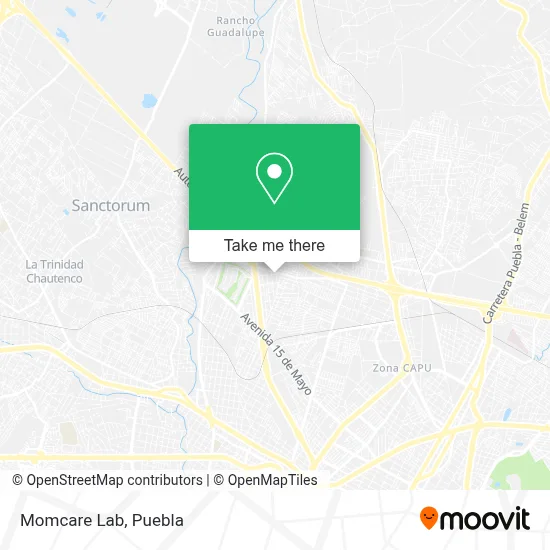 Momcare Lab map