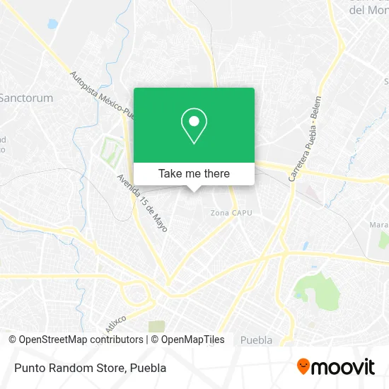 Punto Random Store map