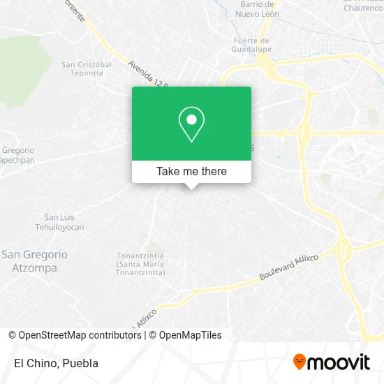 El Chino map