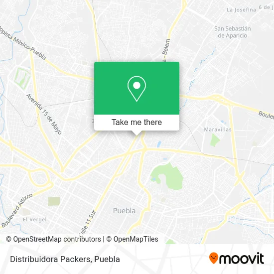 Distribuidora Packers map
