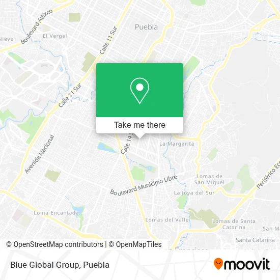 Blue Global Group map