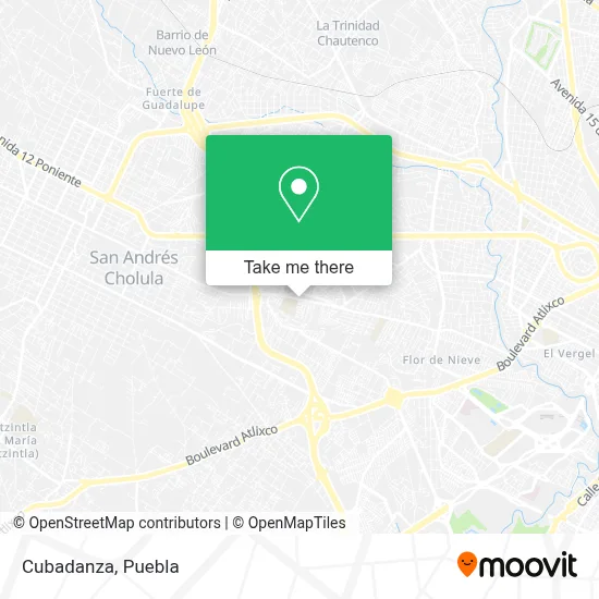 Cubadanza map