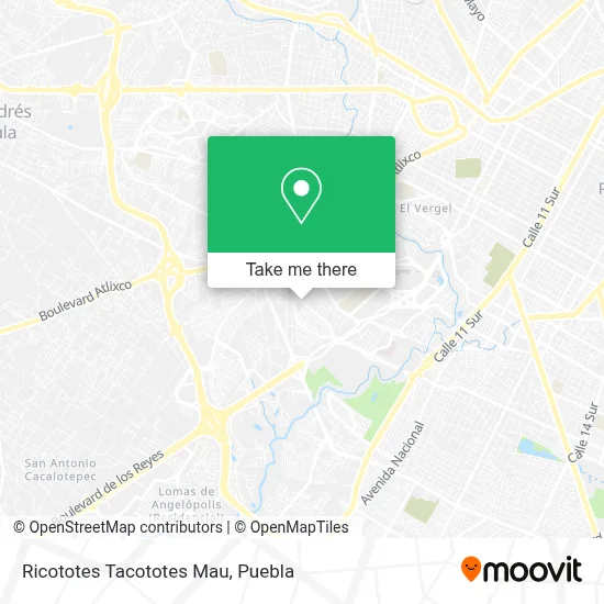 Ricototes Tacototes Mau map