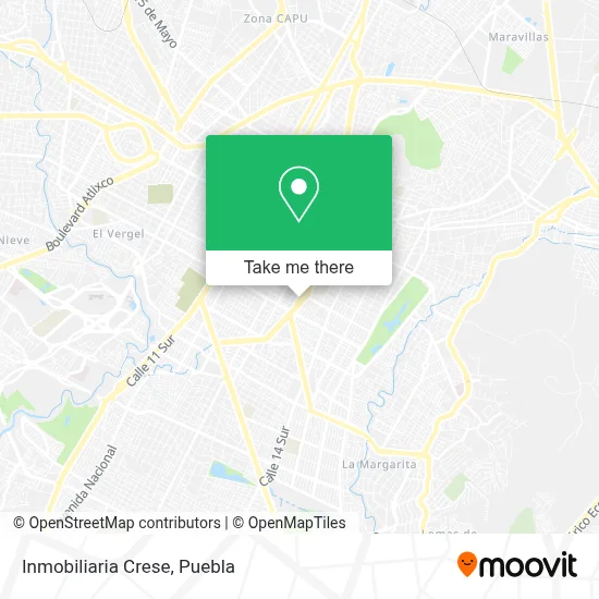 Inmobiliaria Crese map