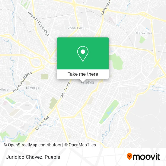 Juridico Chavez map