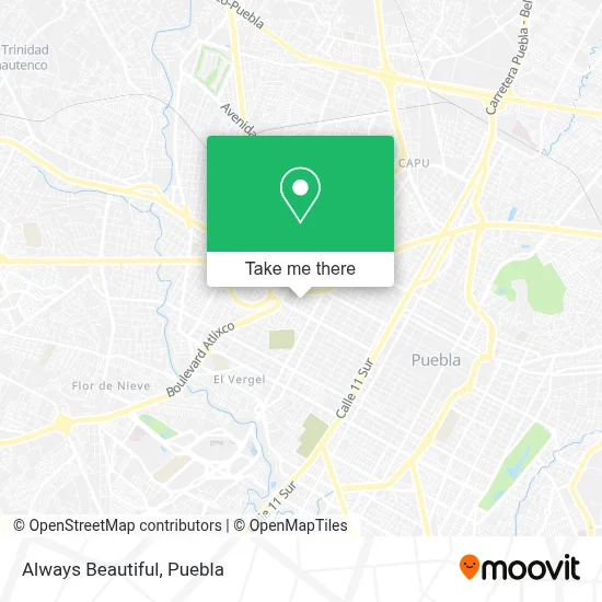 Sempre Bella map