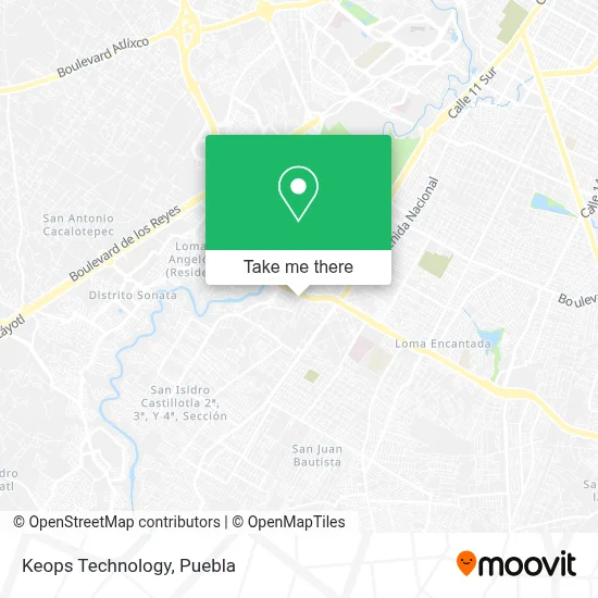 Keops Technology map