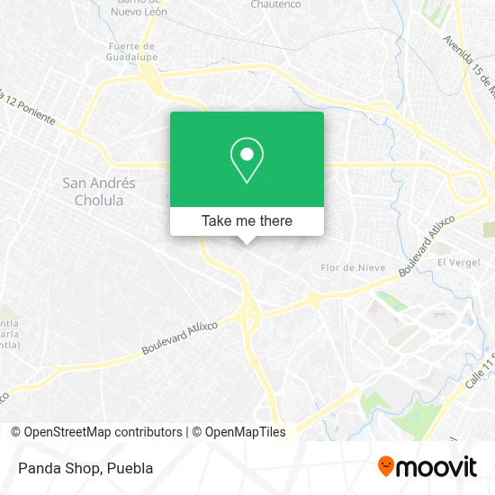 Panda Shop map