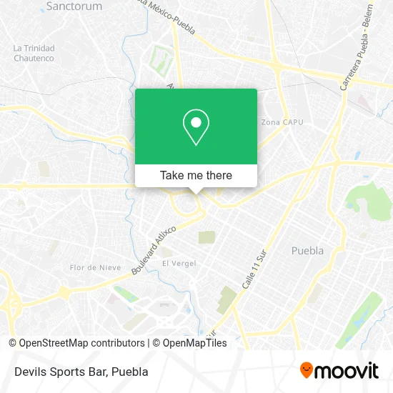 Devils Sports Bar map