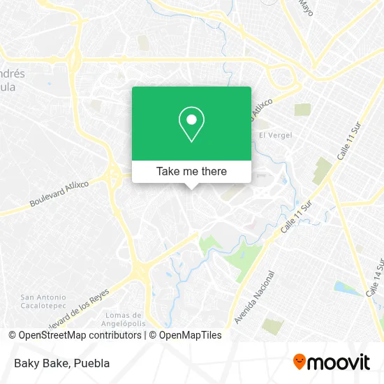 Baky Bake map