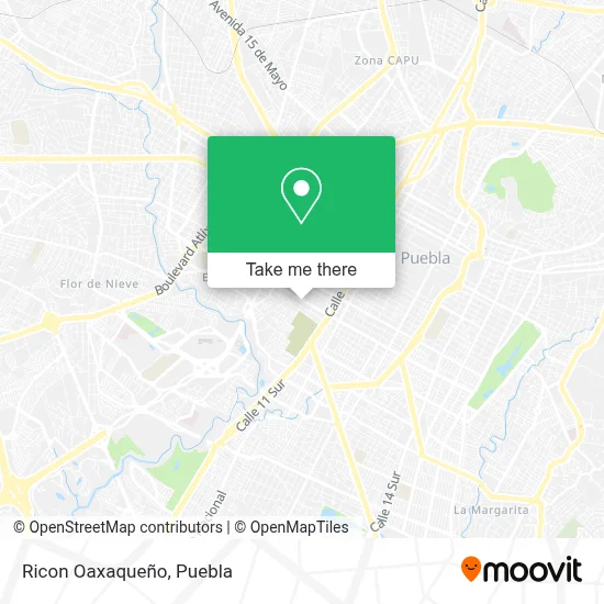 Ricon Oaxaqueño map