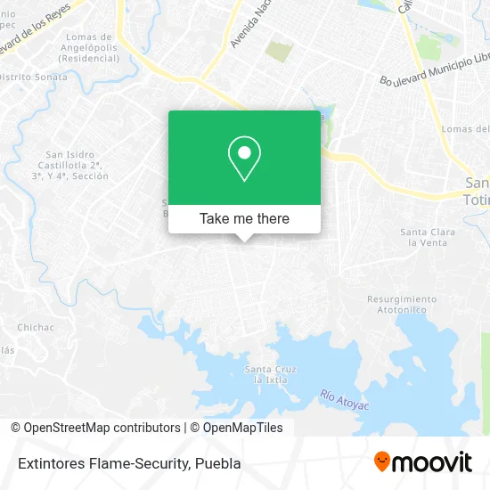 Extintores Flame-Security map