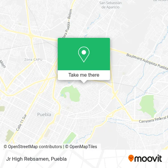 Jr High Rebsamen map